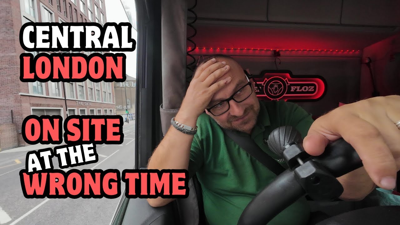 Central London. On site at the wrong time ✔ Trucker FLOZ ✔ [4K]