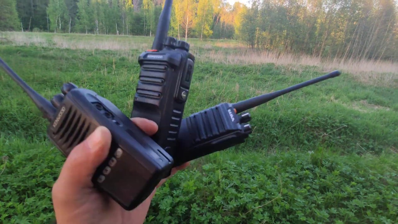Тест раций в лесу. Рация Lira DP200, Kenwood NX320, КитайKenwood F7 Turbo.