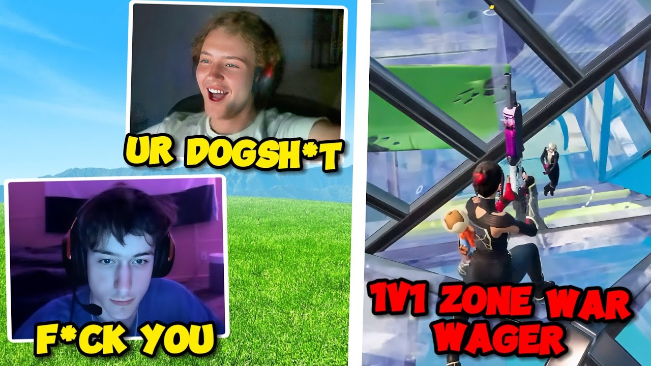 PETERBOT GOT TOXIC AFTER LOSING  A 1V1 VS REET IN A ZONE WARS WAGER (1000$)....