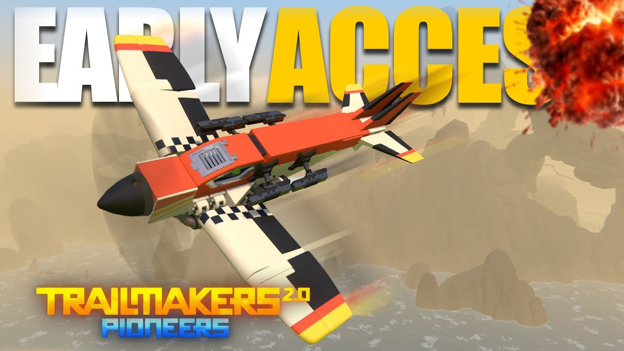 Built a Fighter to Explore New Worlds!  [E7] Trailmakers Pioneers Preview!