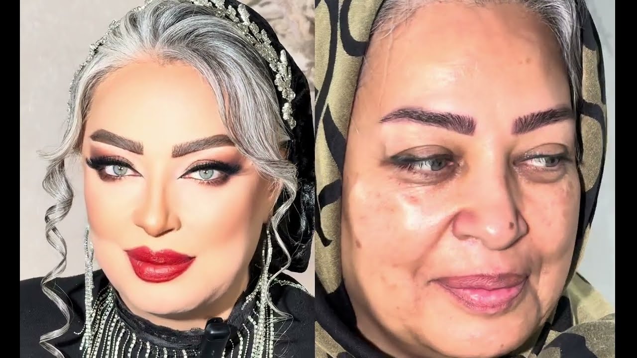آموزش ی میکاپ متفاوت | #makeup #transformation