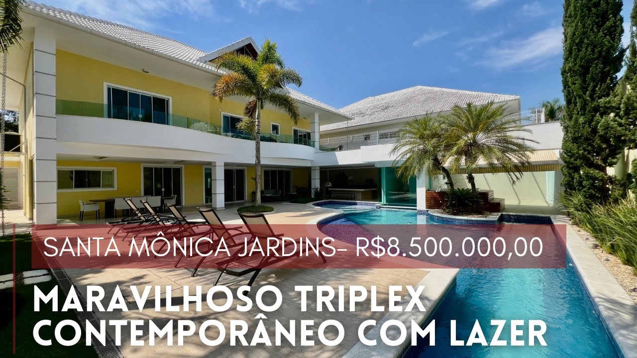 CASA TRIPLEX COM 976 M² - SANTA MÔNICA JARDINS - BARRA DA TIJUCA | PRÁTICA CONSULTORIA