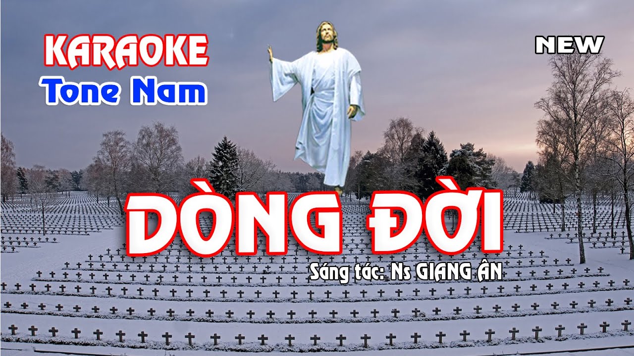 Dòng Đời karaoke tông nam beat Kênh Giang Ân