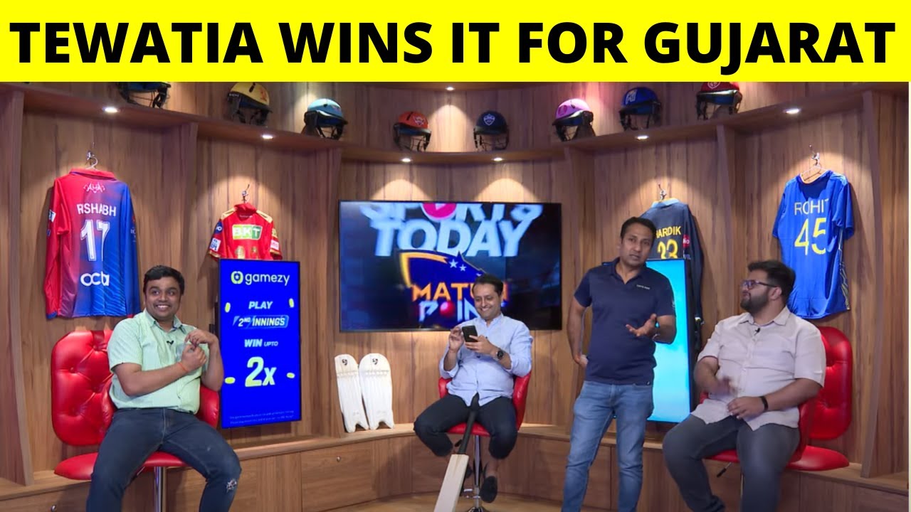 Live: Tewatia does it again, Gujarat win thriller | IPL 2022 | PBKSvsGT | Sports Today