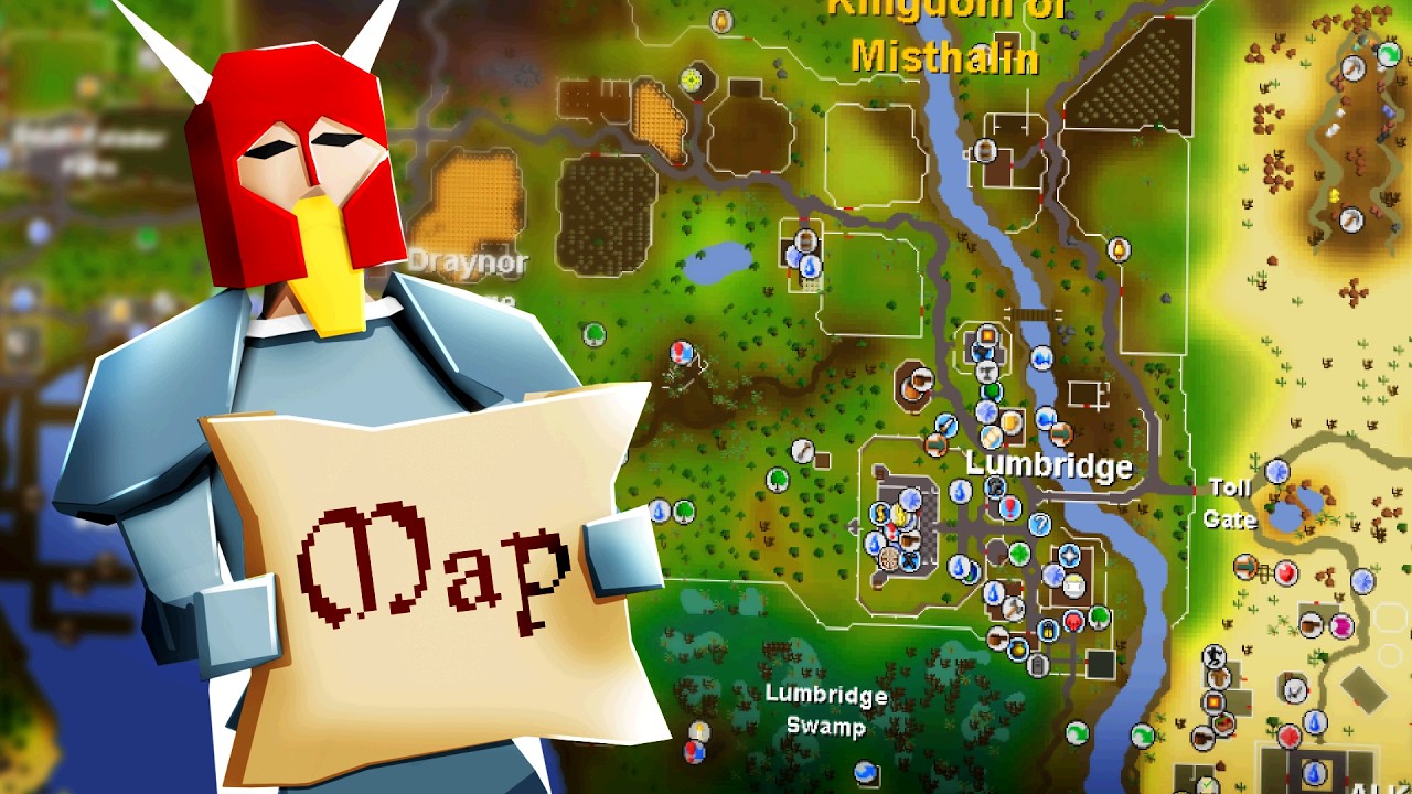 Полная хронология карты мира RuneScape