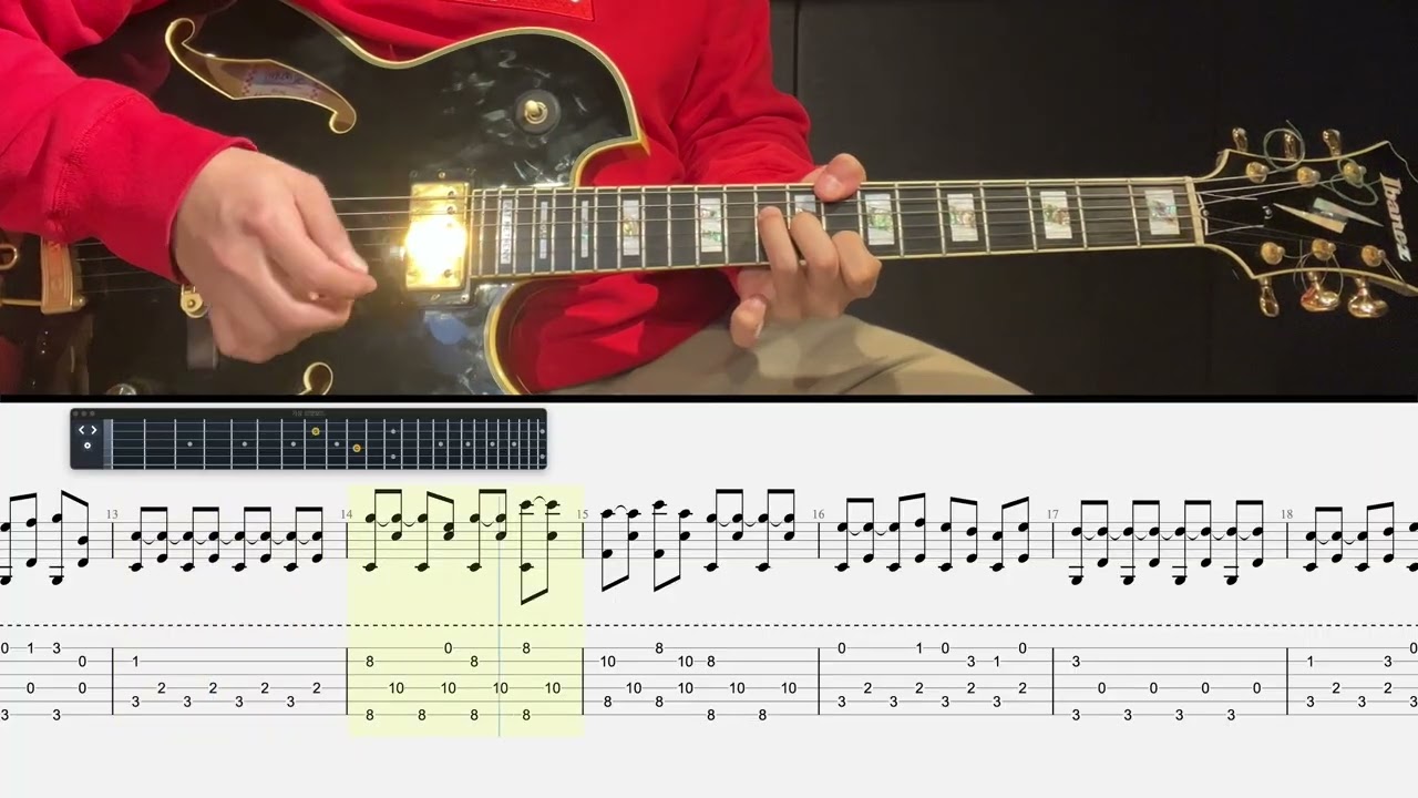 윤극영 - 까치까치 설날은 / 기타레슨 / 타브악보