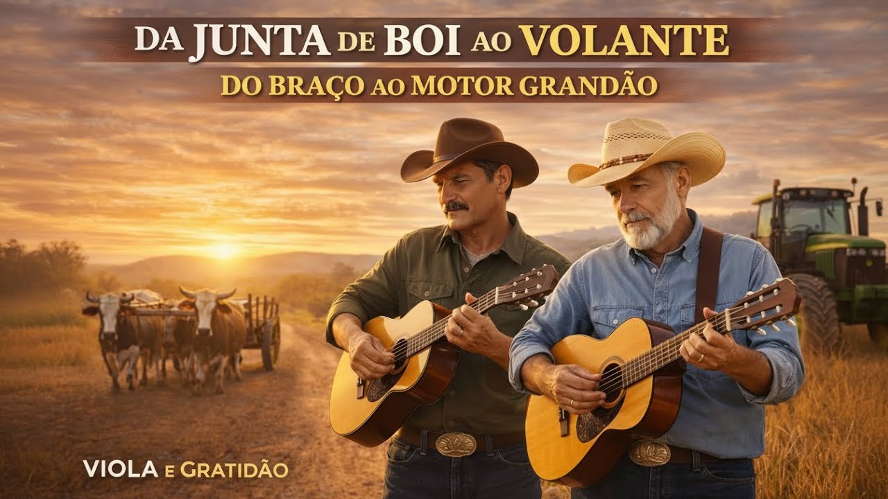 Da Junta de Boi ao Volante | A Força Que Nunca Mudou #modadeviola #sertanejo #sertanejobrasileiro