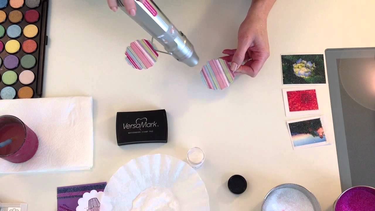 Make Your Own Glitter Paper