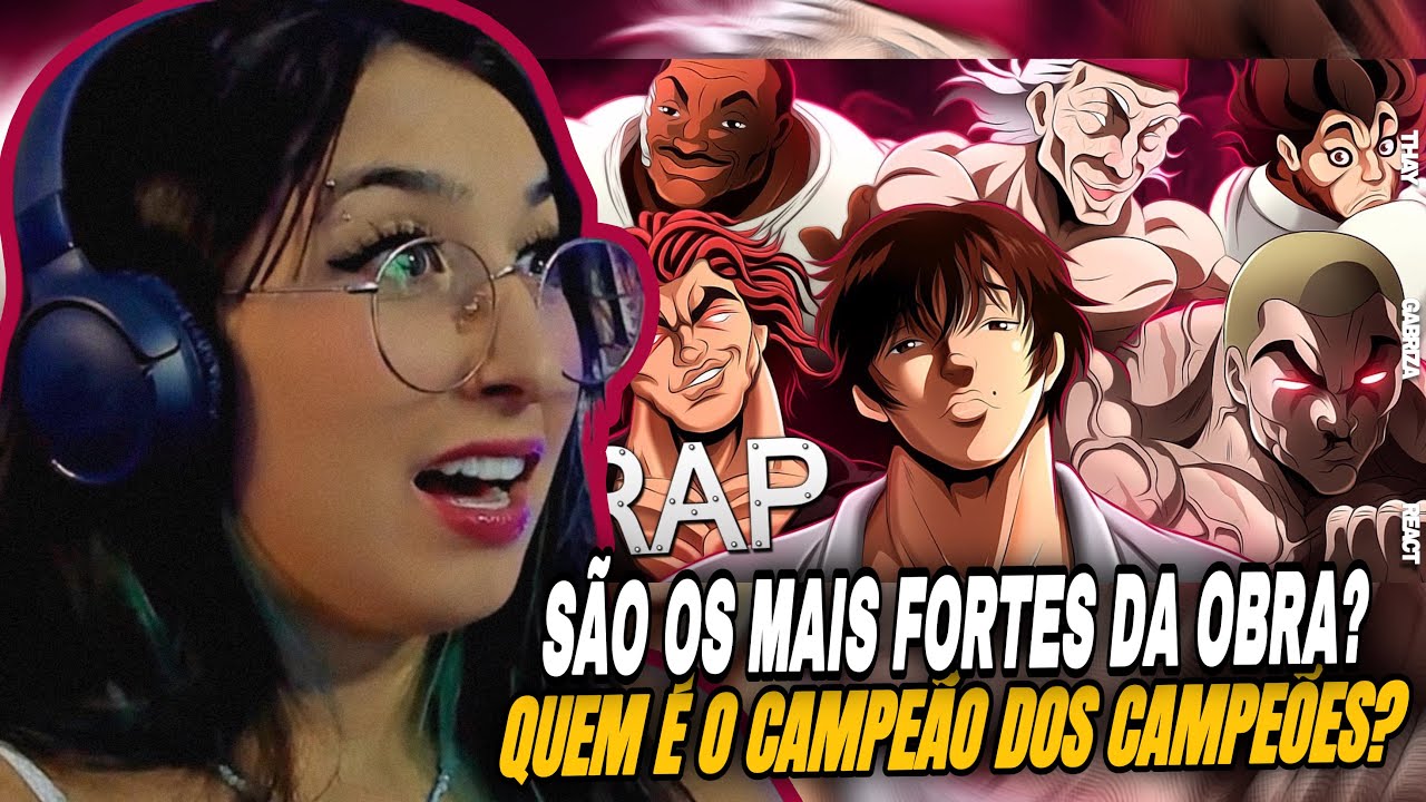 Rap dos Campeões (Baki the Grappler) ESPECIAL 100K | URT ♫ | THAY REACT