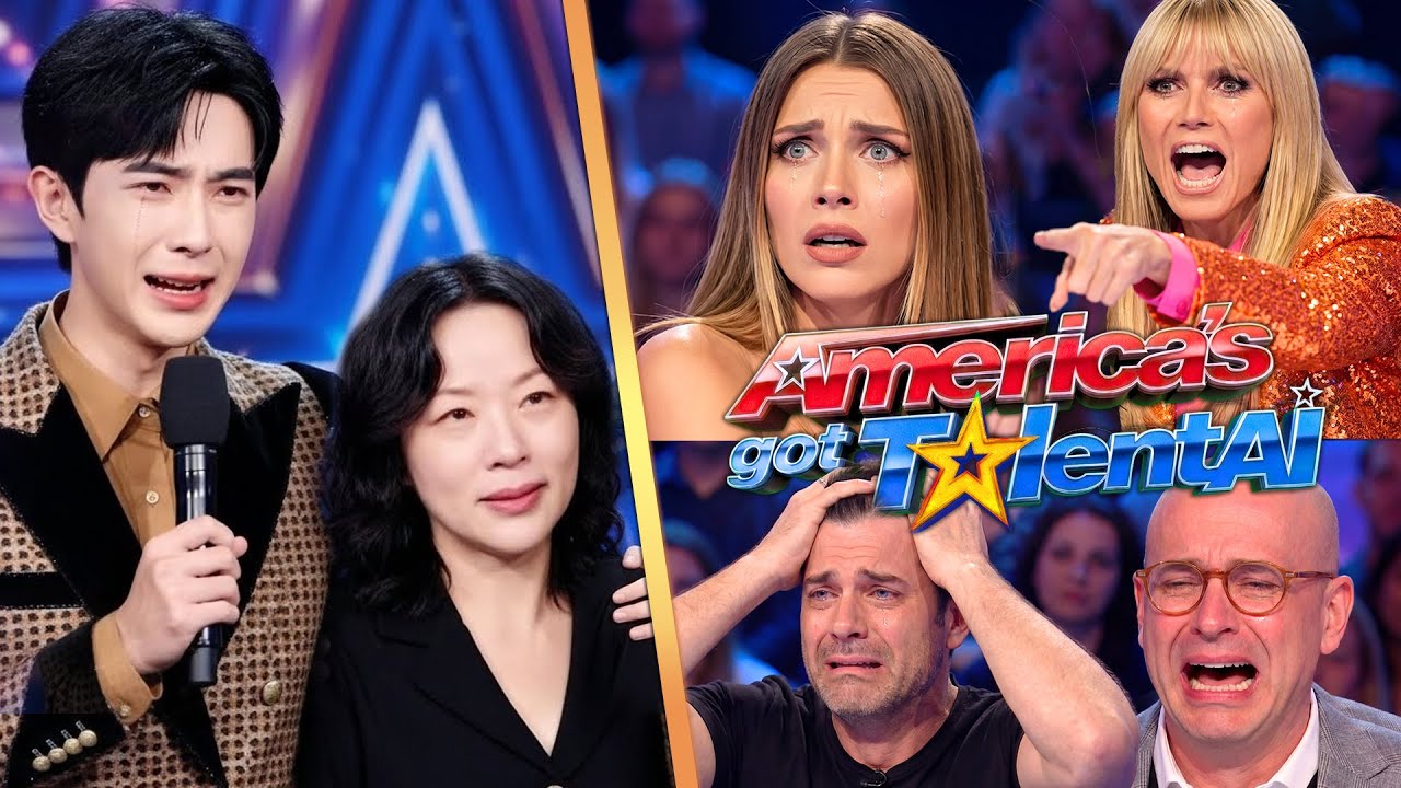 YU MENGLONG Sings for His Mama 😭💔 | Emotional America's Got Talent Audition | Judges Left Speechless