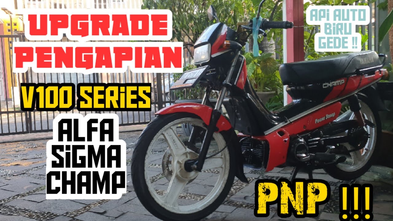 Uppgrade Pengapian V100 Biar Api Biru Gede❗️Alfa Champ Sigma