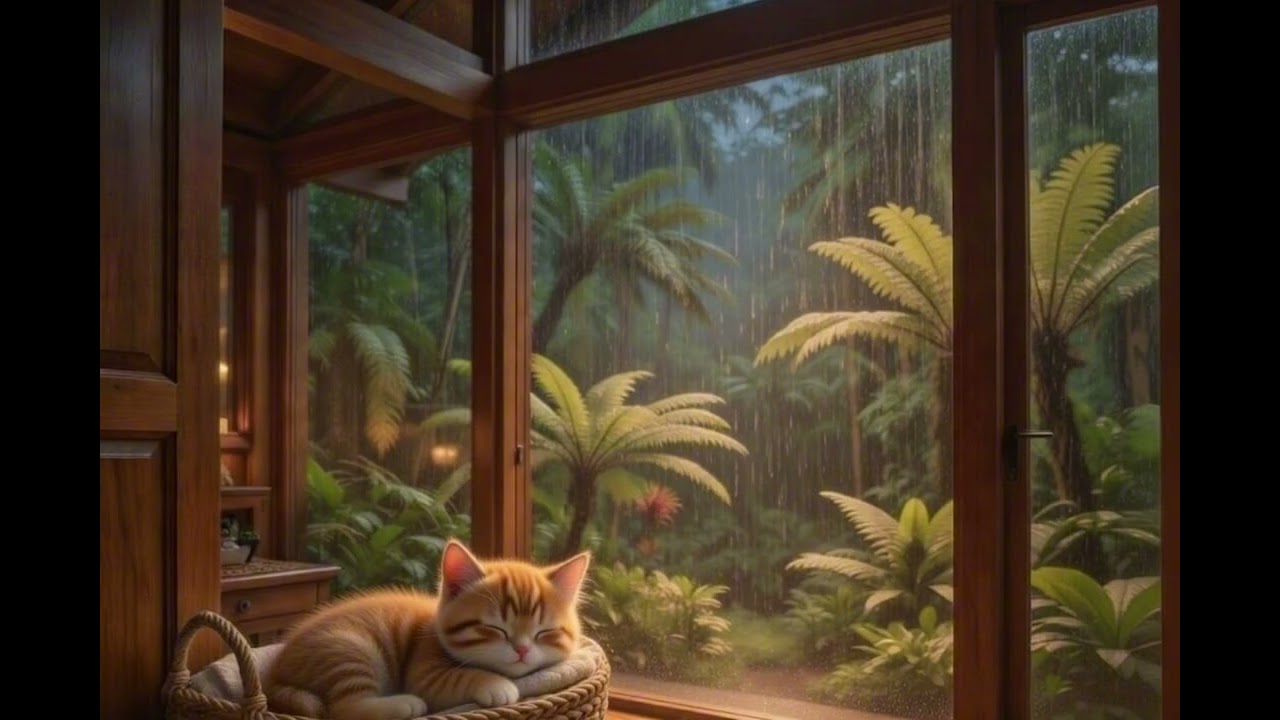 3 Hours of Rain Sounds for Baby Sleep 🌧️ Deep Sleep, Fast Falling Asleep, No Ads