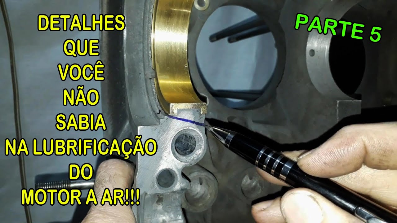 MANUTENÇÃO MOTOR PLANO 24 - LUBRIFICAÇÃO DO MOTOR A AR - PARTE 5 - (VARIANT DNG PARTE 89)