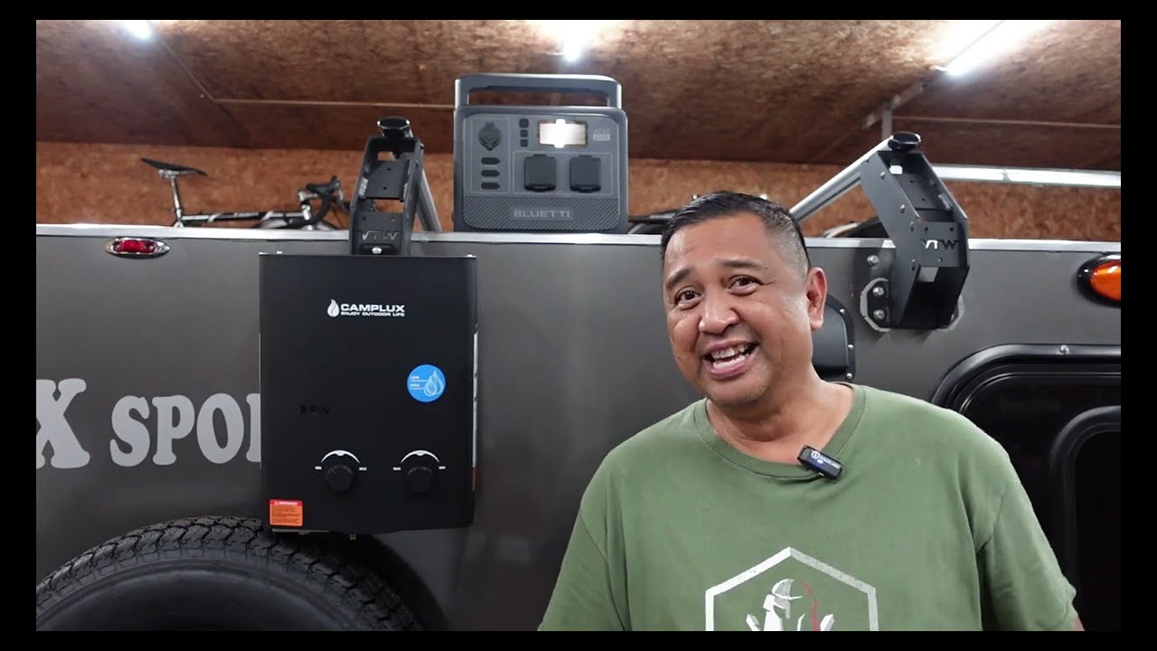 Instand Hot Shower For Camper—CAMPLUX Camper Kit
