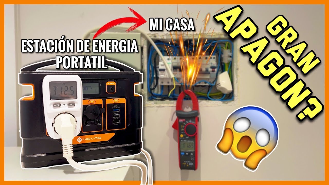 Enchufo MI CASA a una Estación de Energía Portátil y PASA ESTO! 🔥🔥🔥