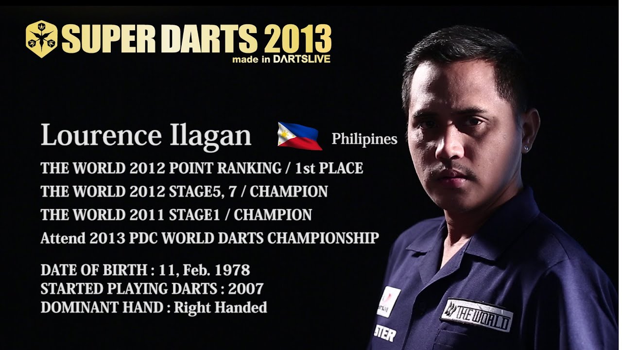 Lourence Ilagan - SUPER DARTS 2013 Player Introduction Video