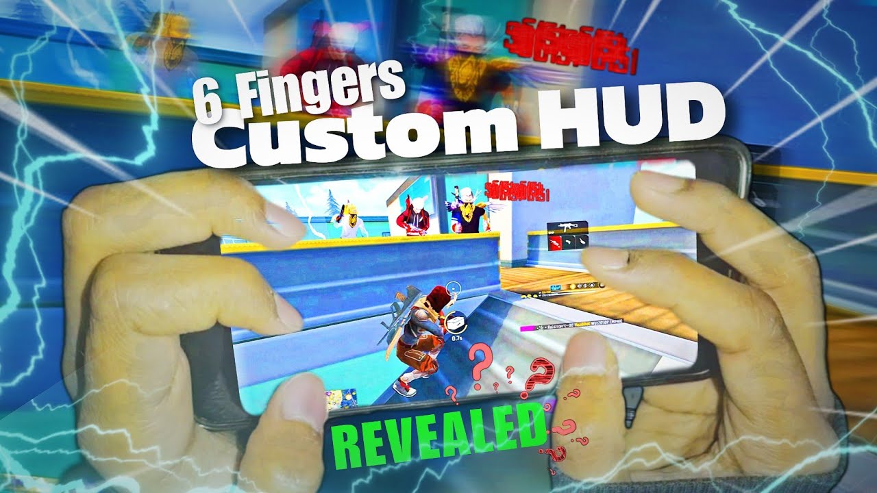 *REVEALING THE 6 FINGERS SECRET CUSTOM HUD* 🤯 | FULL RUSHED GAMEPLAY 🔥🎯 | FREE FIRE MAX | AROTAH