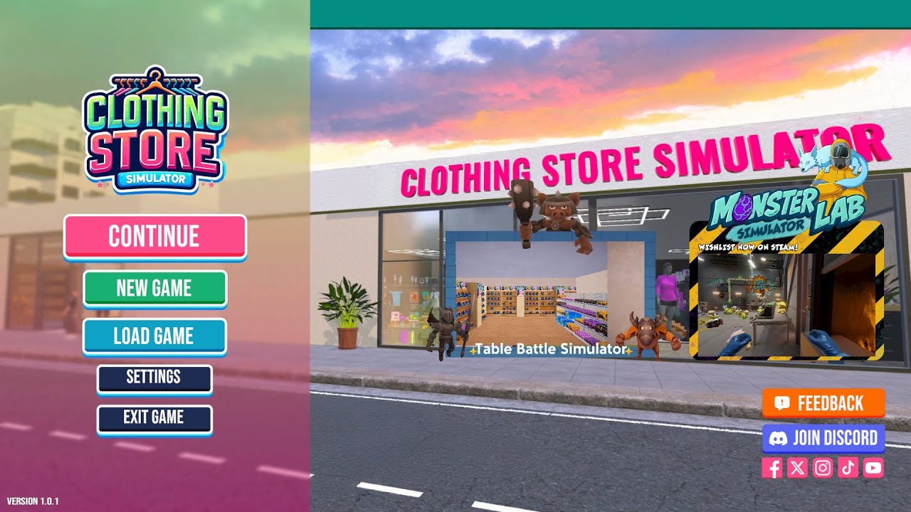 클로딩 스토어 시뮬레이터 (CLOTHING STORE SIMULATOR) - 02 (NO MIC)