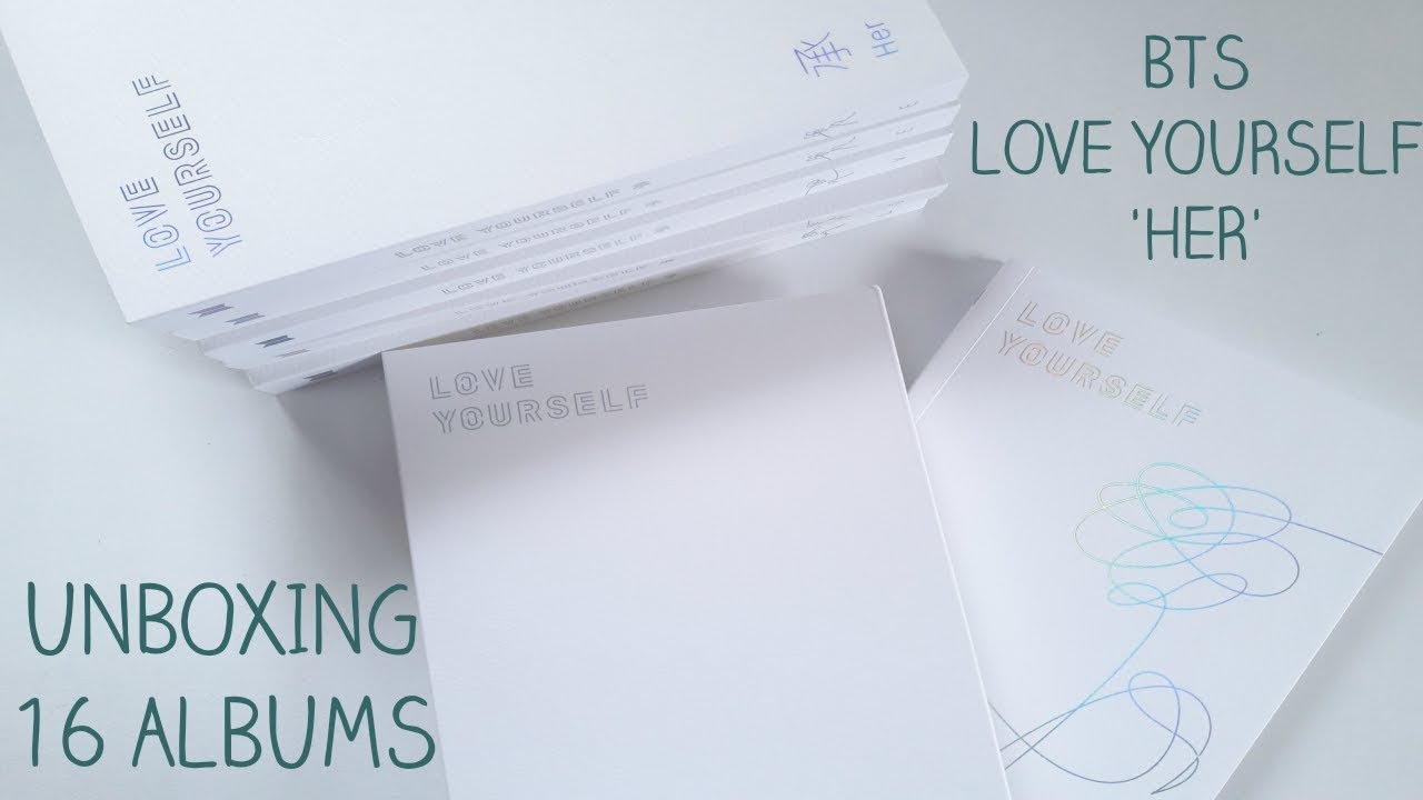 [UNBOXING] BTS (Bangtan Boys) 방탄소년단 Love Yourself 'Her' L.O.V.E. + 12 more albums!