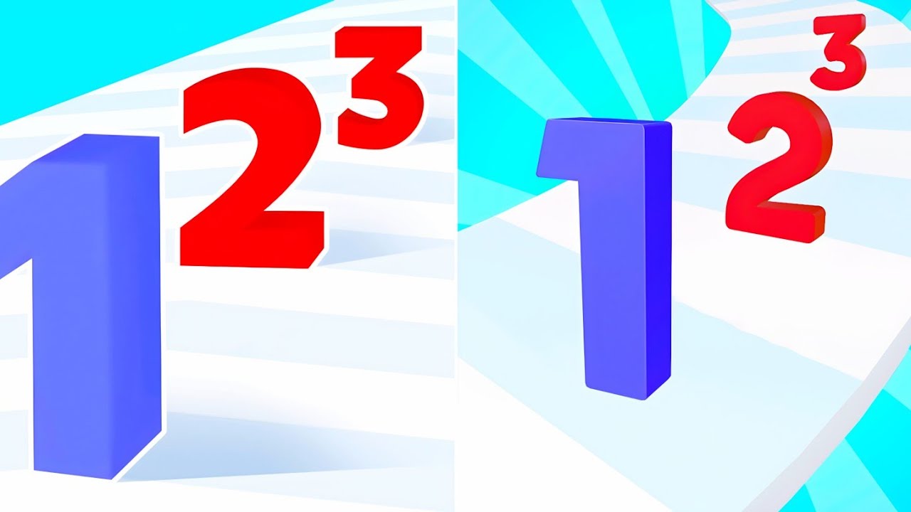 Satisfying Gameplay 2024... Number Master 3D vs Number Merge Run / Maths Game