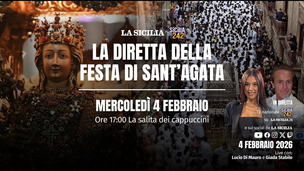 La salita dei cappuccini - La diretta della festa di Sant'Agata