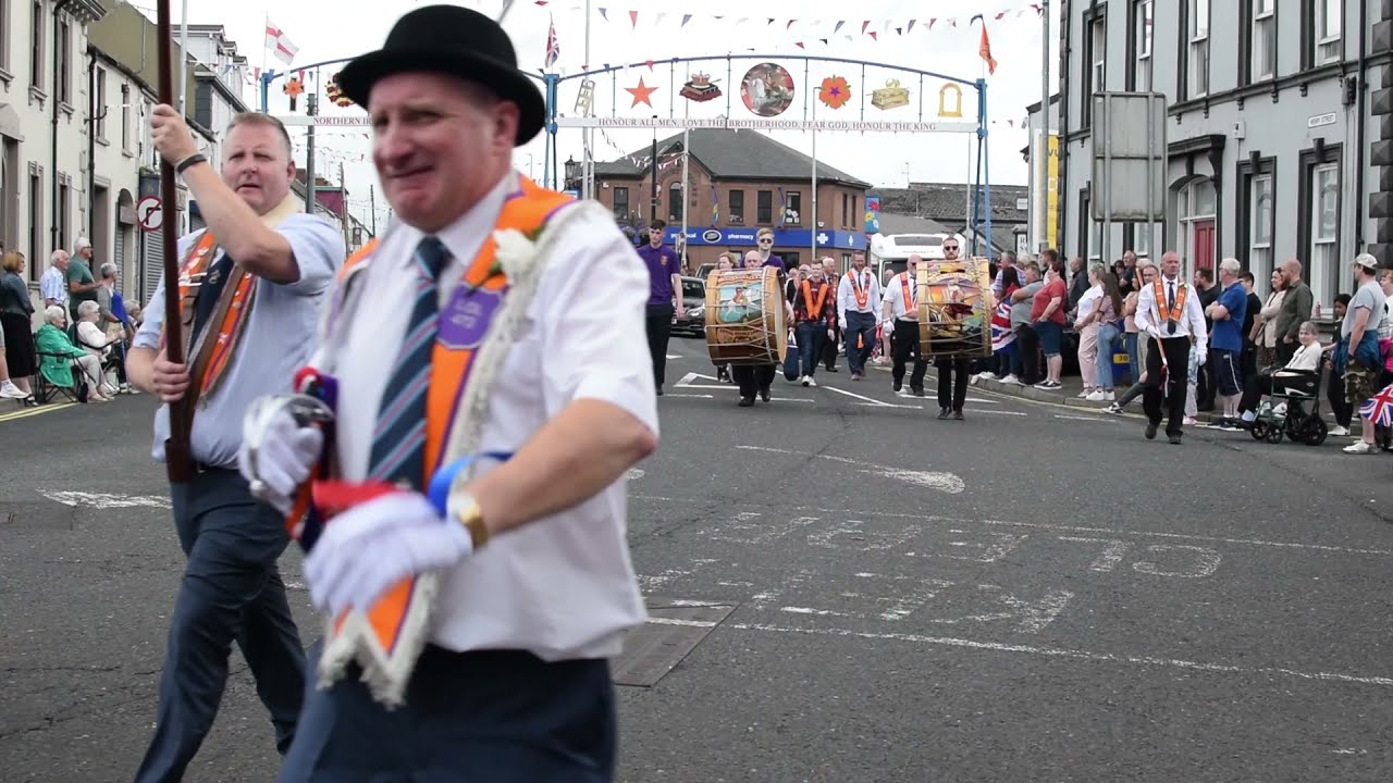 Ballymena 12 July 2021 Loyalist Parade Full HD / Harryville Bridge / Henry St