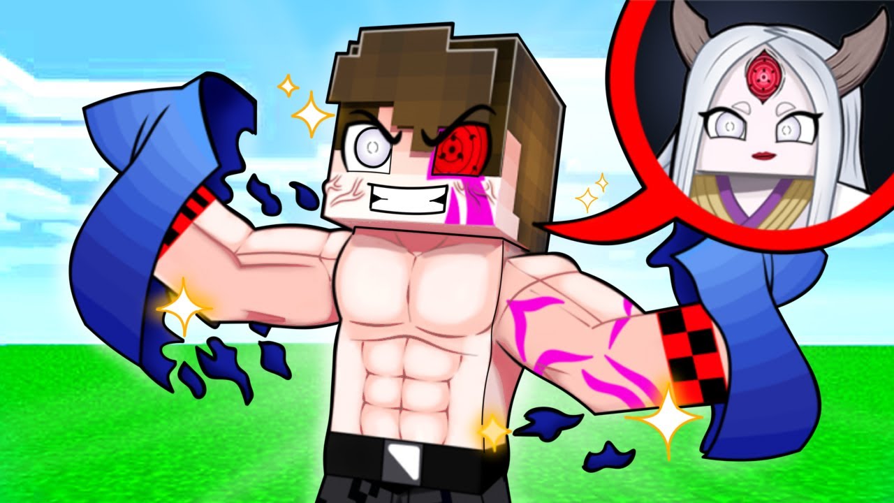 TREVOR tem o CHAKRA de KAGUYA OTSUTSUKI no NARUTO Minecraft