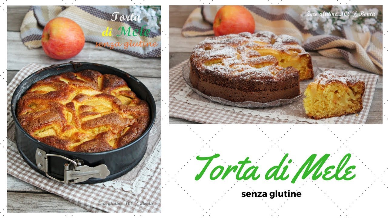 Torta di mele senza glutine e senza burro