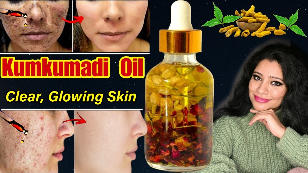 Ayurvedic Kumkumadi Oil (कुमकुमादी तैलम्) For Spotless Clean,Glowing,Healthy, Youthful Skin