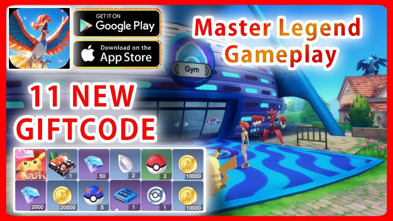 Master Legend Gameplay & How to Redeem Code Master Legend & All 11 Giftcodes (Pokemon RPG Android)