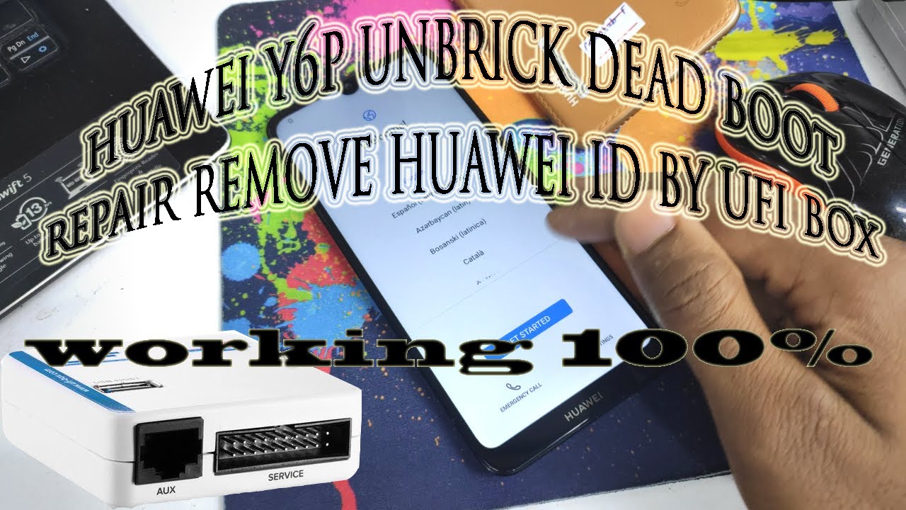 huawei y6p unbrick dead boot repair remove huawei id By ufi box