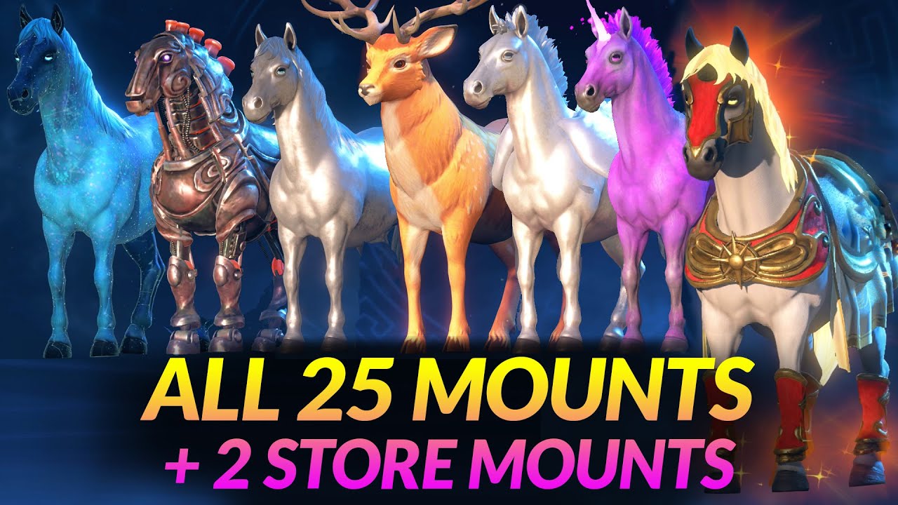 Immortals Fenyx Rising All 25 Mounts +2 store mounts