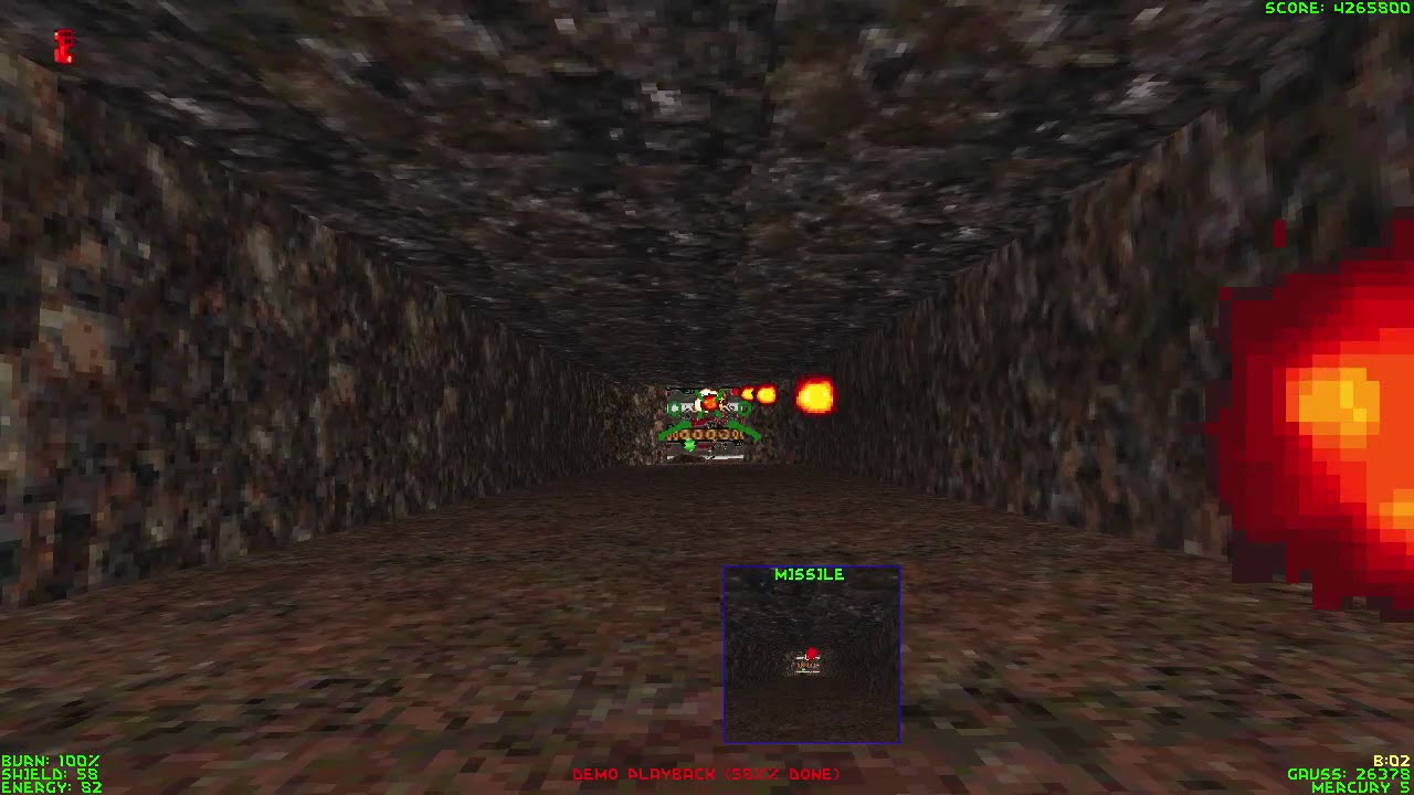 Descent 2, Ascent level 27, insane difficulty, no death, full rescue, HOT start