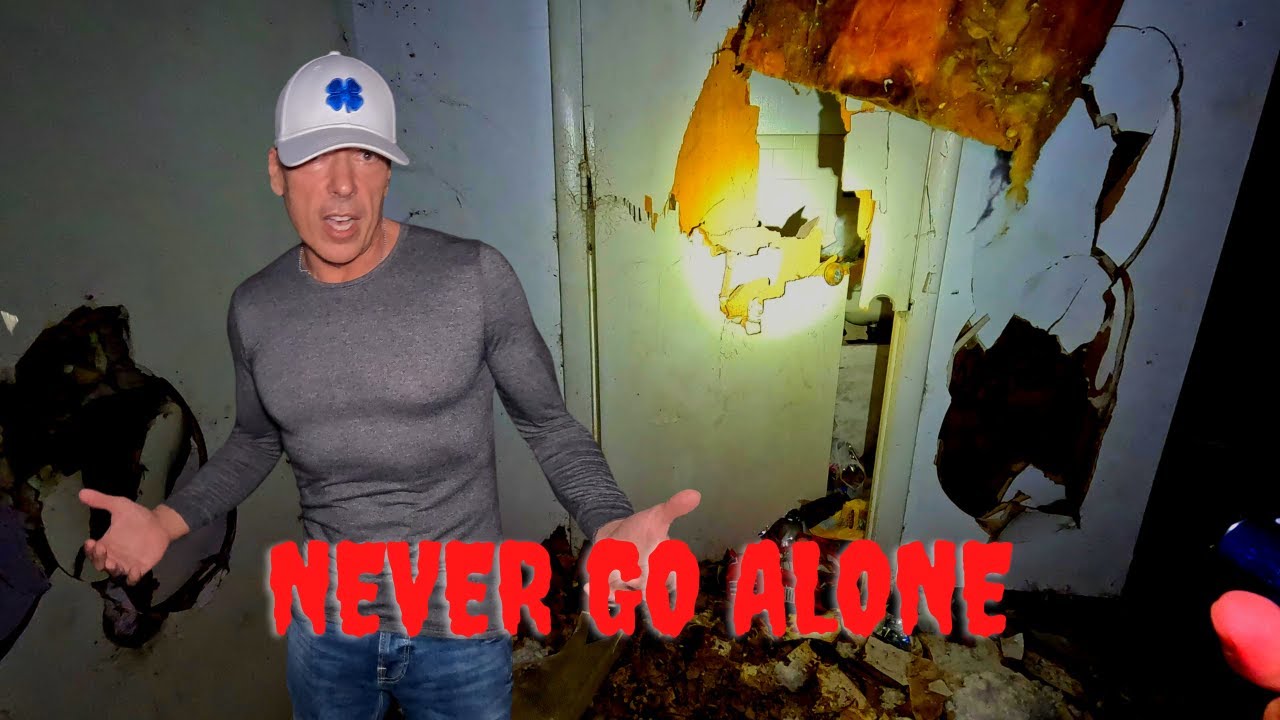 NEVER GO EXPLORING ALONE,  HAUNTED ABANDONED COUNTRY CLUB, ENTER IF YOU DARE