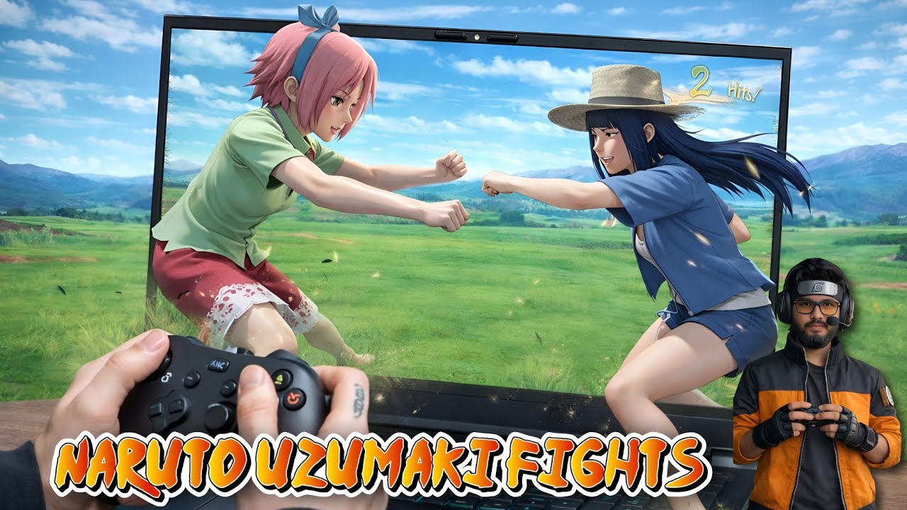 Sakura vs Hinata - Naruto Shippuden Ultimate Ninja Storm 4 Anime Gameplay 