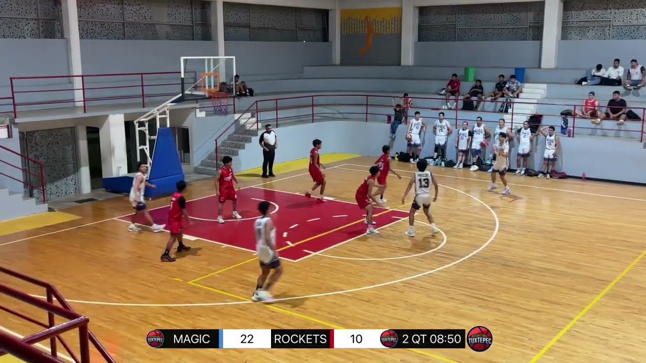 Magic vs Rockets B 🏀 | Liga Municipal de Básquetbol – Libre Varonil Jornada 4 | Partido Completo