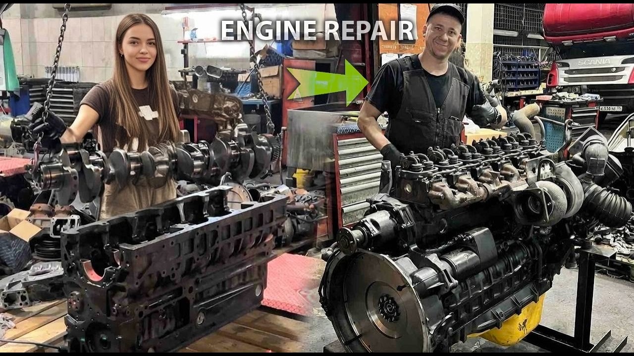 ОТ ДЕТАЛЕЙ ДО ДВИГАТЕЛЯ. СБОРКА И ЗАПУСК MAN D2866