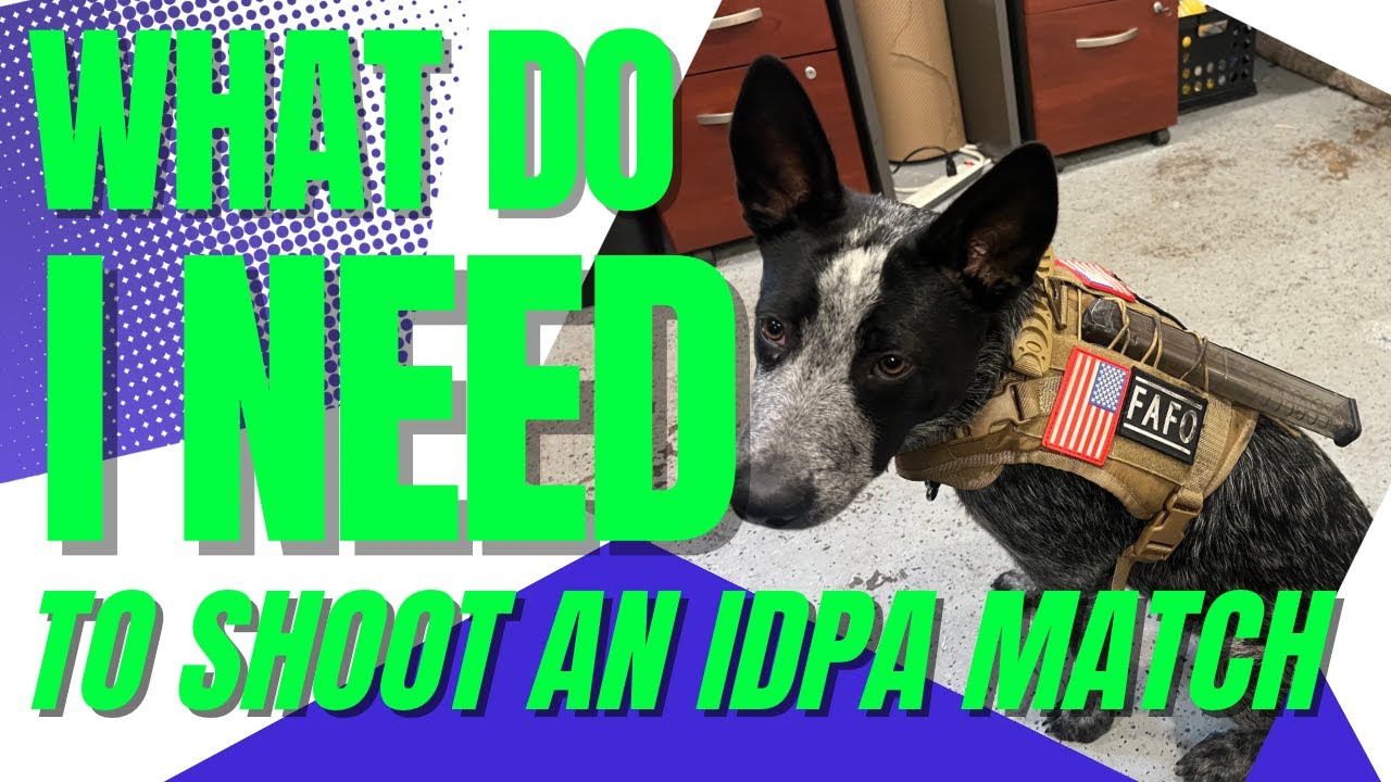 What do I need for shooting an IDPA match - IDPA Beginner