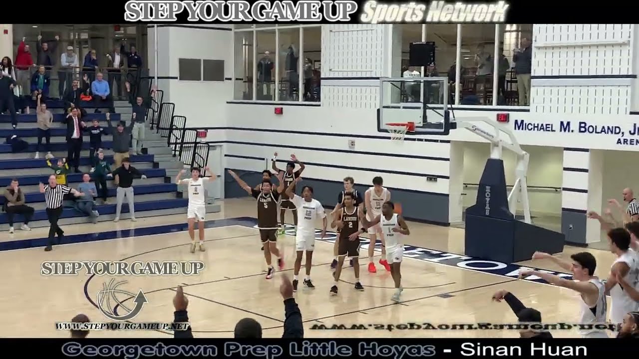 Georgetown Prep's Sinan Huan's follow up TIP IN AT THE BUZZER to send IAC Semi to DOUBLE OVERTIME!