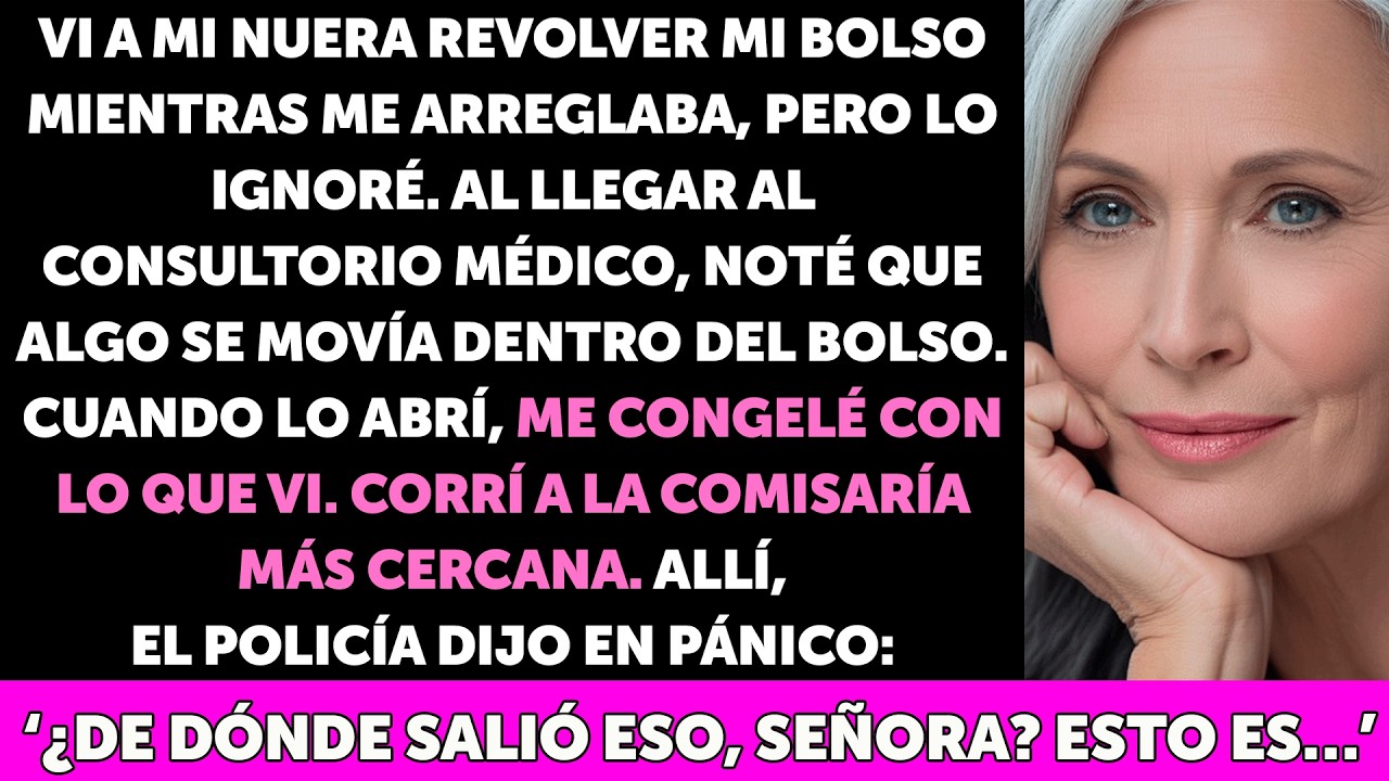 Hallé algo aterrador en mi bolso y lo llevé a la comisaría el policía quedó en shock