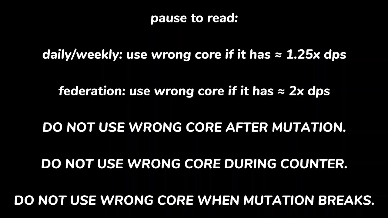 Pre-Mutation Wrong Core Explanation | LifeAfter