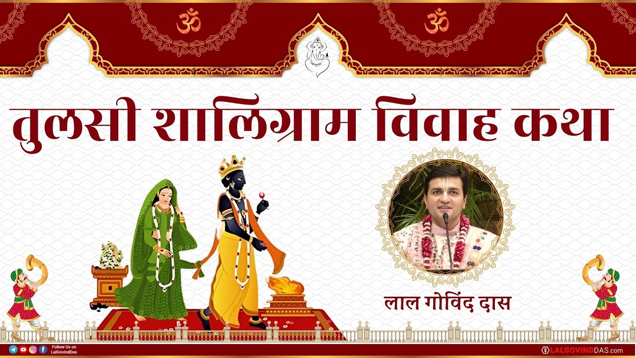 🌱तुलसी शालिग्राम विवाह कथा🎊 #tulsishaligramvivah #tulsi #tulsivivah #devine #wedding #marriage