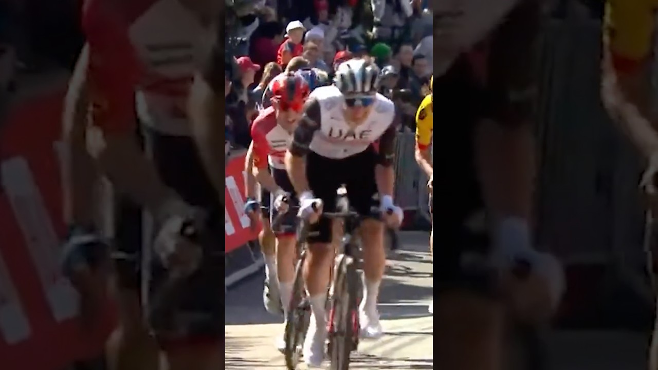 🇸🇮🏹 Tadej Pogacar tambi&eacute;n sabe ganar sufriendo: #Fl&egrave;cheWallonne 2023 | #LaCasaDelCiclismo