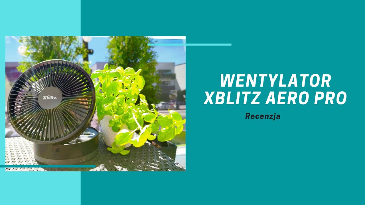 Wentylator Xblitz Aero Pro - recenzja [ENG SUBS]