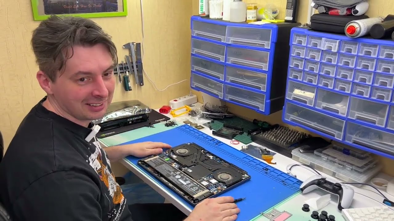 Обслуживание Lenovo Legion, замена на вечные TRM стики dualsense, обслуживание 2 разных RTX 3060