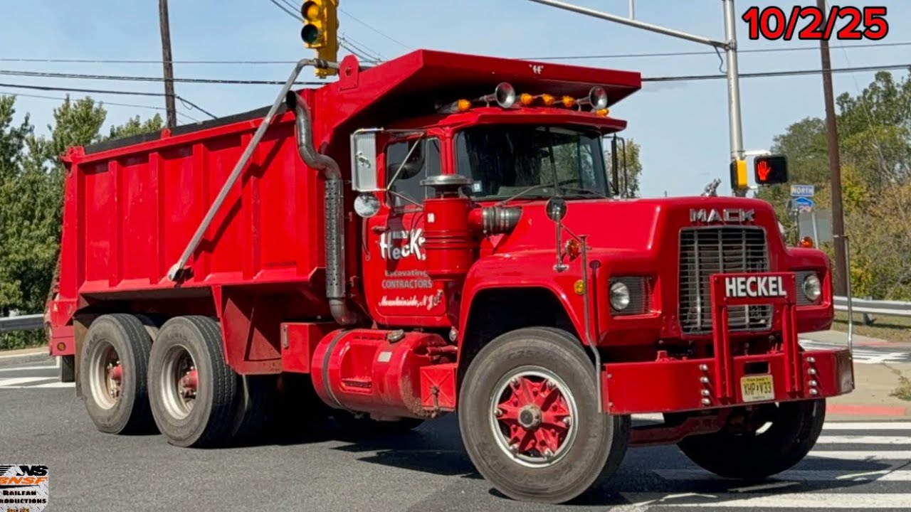 Awesome Day Of Trucks At Piscataway on Washington Avenue & 1 truck on ProspectAvenue (10/2/25)