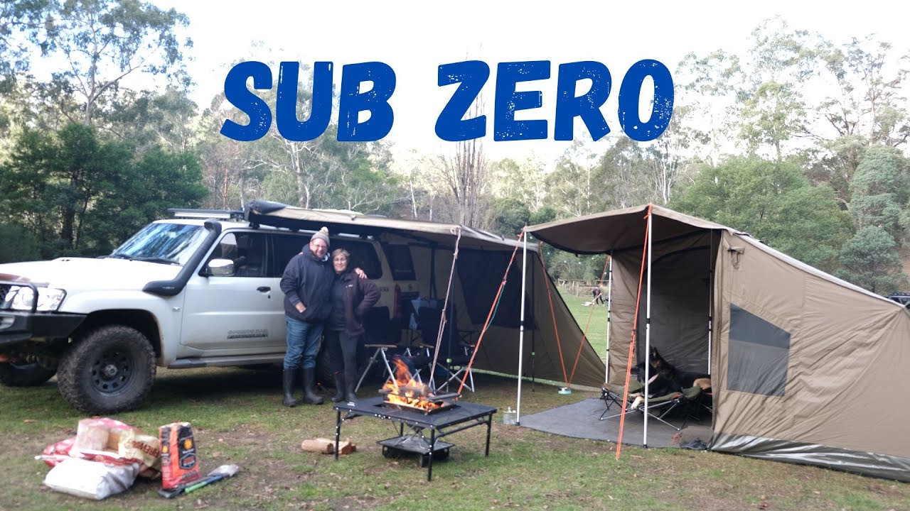 Ep 35 - Sub zero tent camping in the Victorian High Country with our 2 dogs