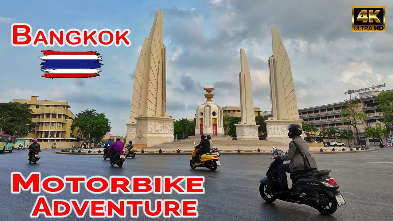 [4K] Motorbike Adventure - BEAT The TRAFFIC in  Bangkok Thailand - IS IT SAFE?