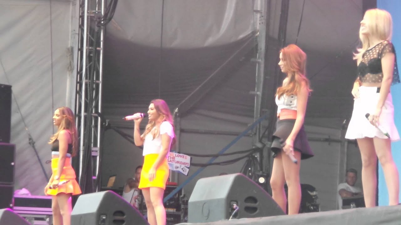 The Saturdays - Higher / Up - Leicester Music Festival 26/07/2014