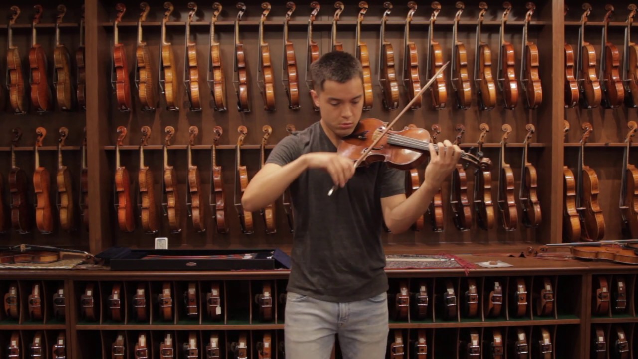 Stefano Scarampella, Mantua 1916 | Violin Demonstration